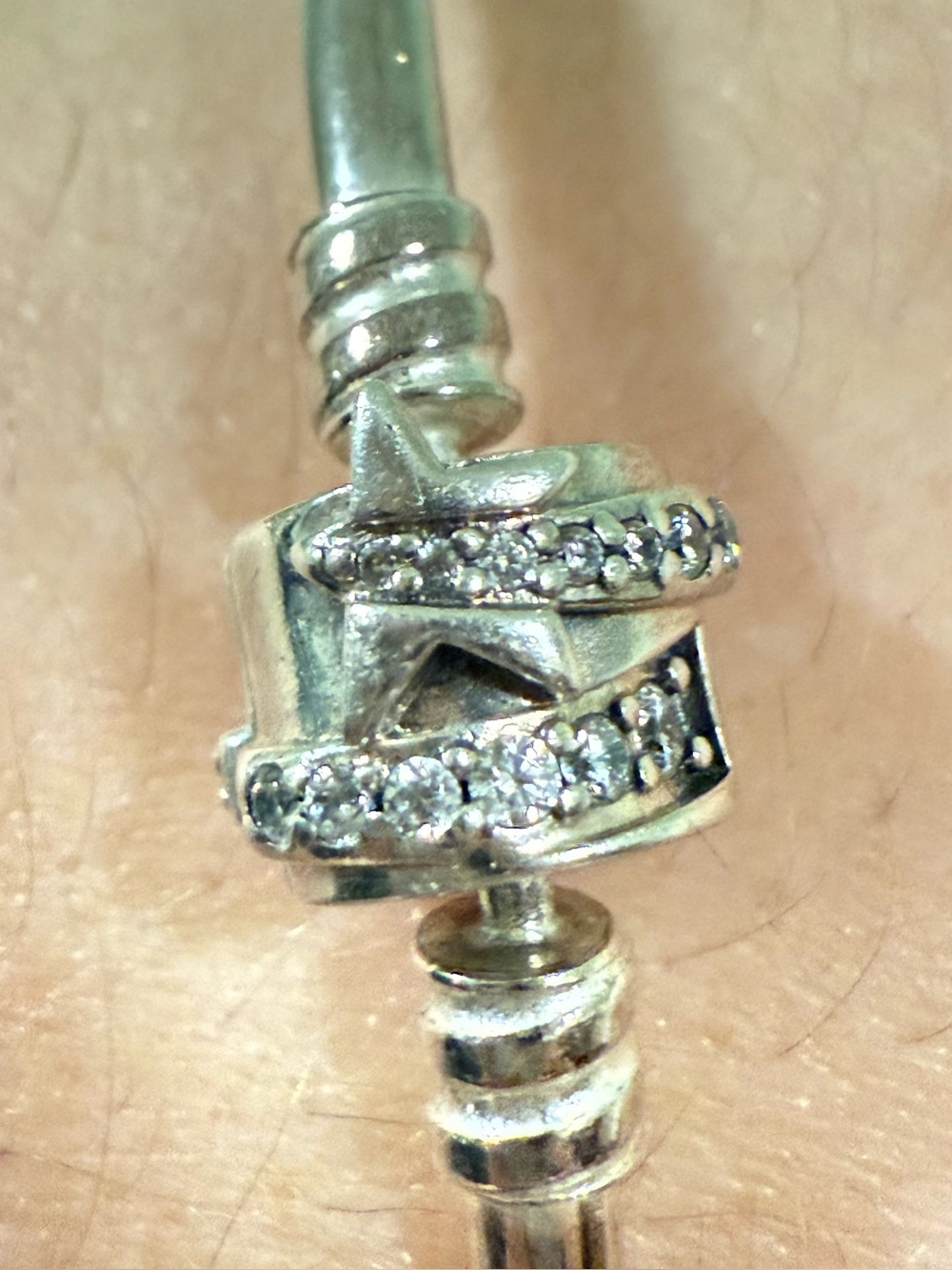 Pandora Moments Limited Edition Shooting Star Bangle Bracelet Sterling Silver - Picture 7 of 9